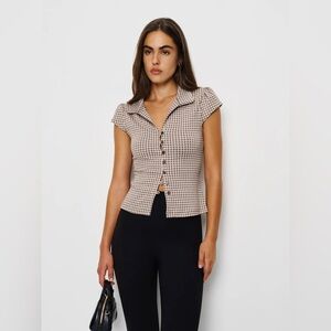 Reformation Jenna Knit Top